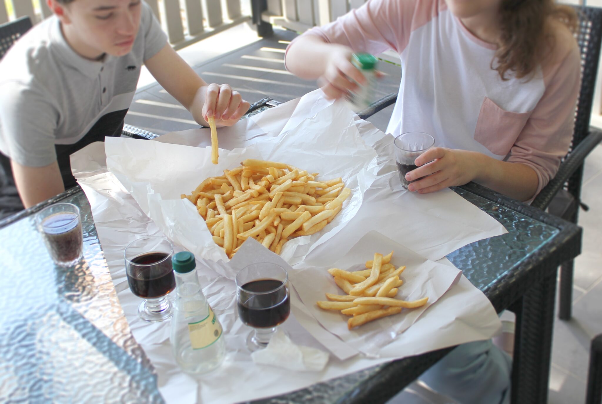 emballage frite fast food