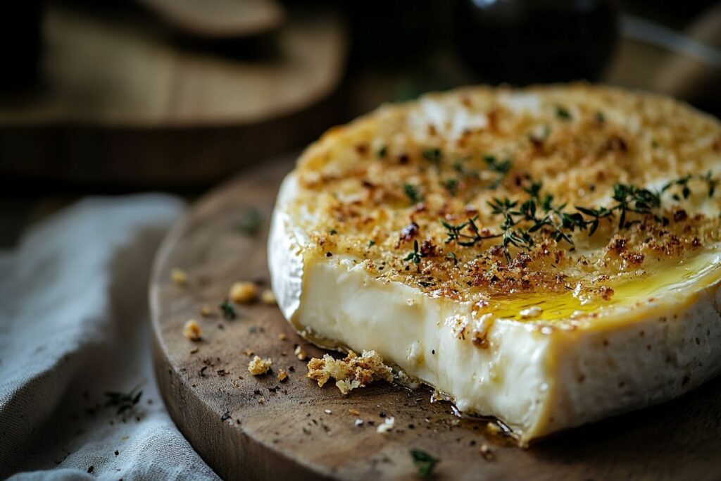 Recette du camembert pané au four : une entrée gourmande et facile à réaliser